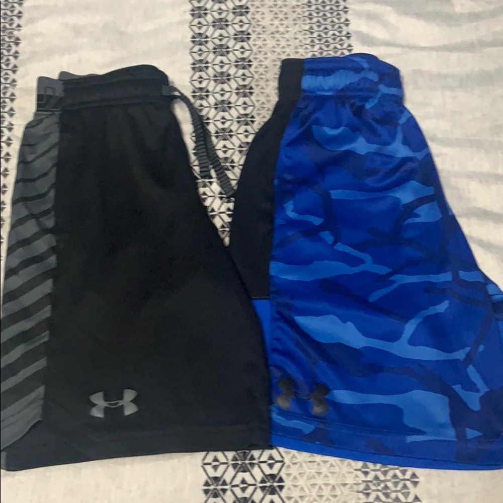 2 pair Under Armour shorts